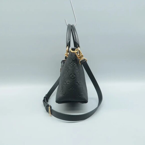 100% Authentic Louis Vuitton V Tote Black&White Leather Satchel 1496-61624 - Picture 3 of 12